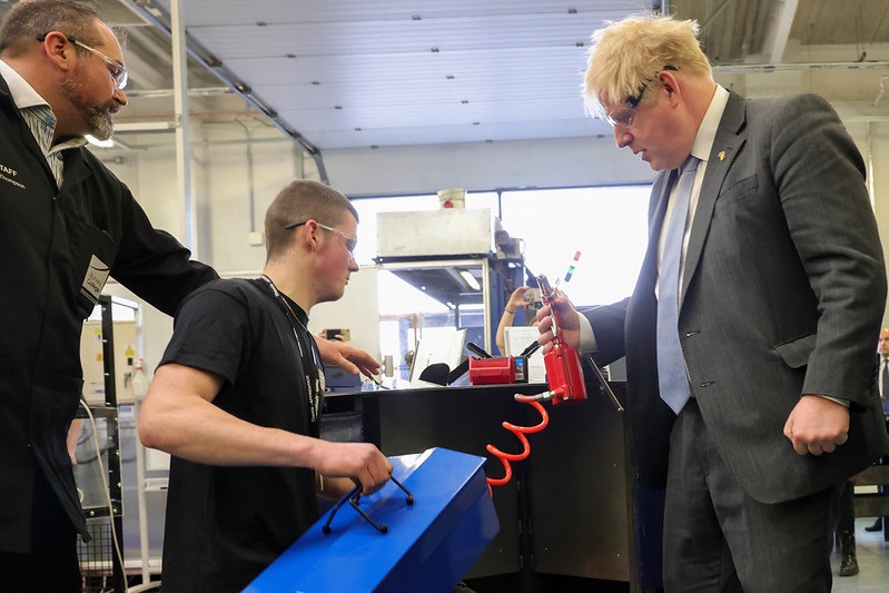 Prime Minister Boris Johnson visit