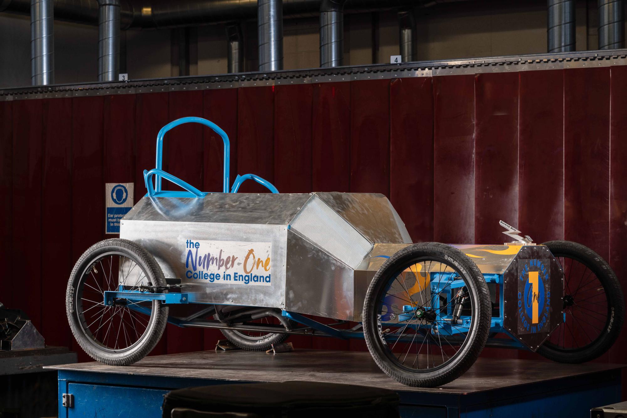 A thousand pound soapbox car