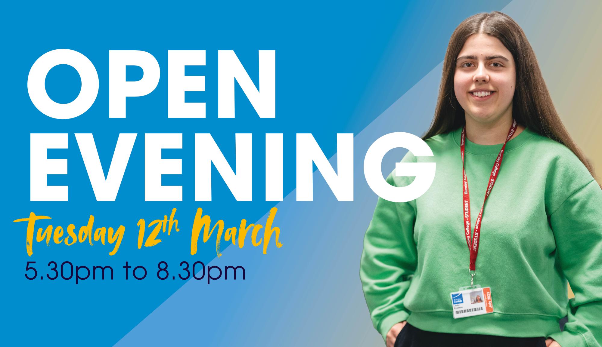 Burnley College Sixth Form Centre Open Evening